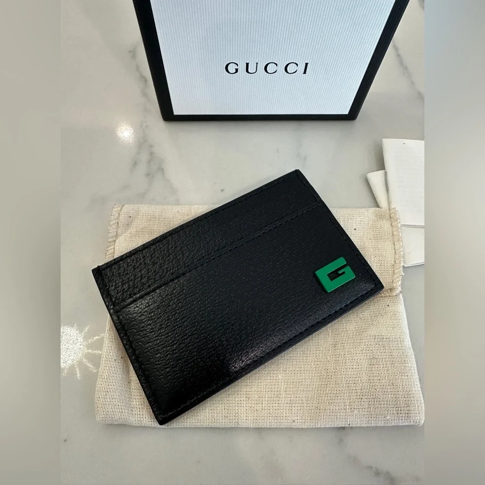 Gucci G Logo Card Case Wallet
